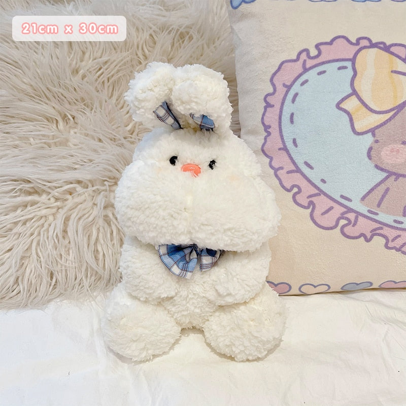 W&G Ins Cartoon Bear Rabbit Doll Creative Birthday Valentine's Day Gift Cute Girl Toy Doll Home Decoration Ornaments