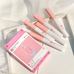 MUGE LEEN Cat And Girl Lip Glaze Set Velvet Matte Air Lip Glaze Female Lipstick Matte Lip Gloss
