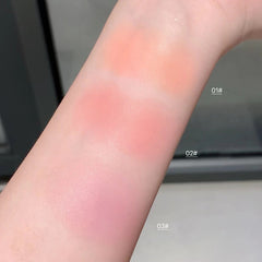 YICKYUE  -  Cute Liquid Blusher Air Cushion Nude Natural Face Brighten Apricot Peach Tint Blush Shading Rouge Rubor Korean Makeup Cosmetics
