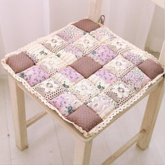 Yickyue 40X40cm Flower Style Square Cotton Seat Cushion Sofa Car Mat Home Kitchen Chair Sit Pad Mat Pillows Home Decor