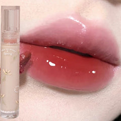 Yickyue 6 Color Mirror Watery Lip Glaze Lip Gloss Waterproof Lasting Transparent Jelly Glitter Liquid Lipstick Womon Lip Makeup Cosmetic