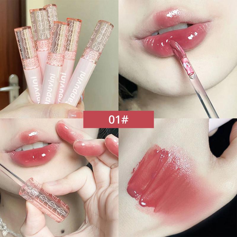 ELECOOL 6 Colors Mirror Liquid Lipsticks Waterproof Velvet Matte Lip Gloss Long Lasting Non-stick Cup Lip Tint Makeup Cosmetics