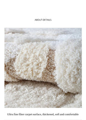 YICKYUE  -  Soft Premium Cream Carpet For Bedroom Irregular Home Decoration Rugs Living Room Nordic Design Sofa Coffee Table Floor Mat Study
