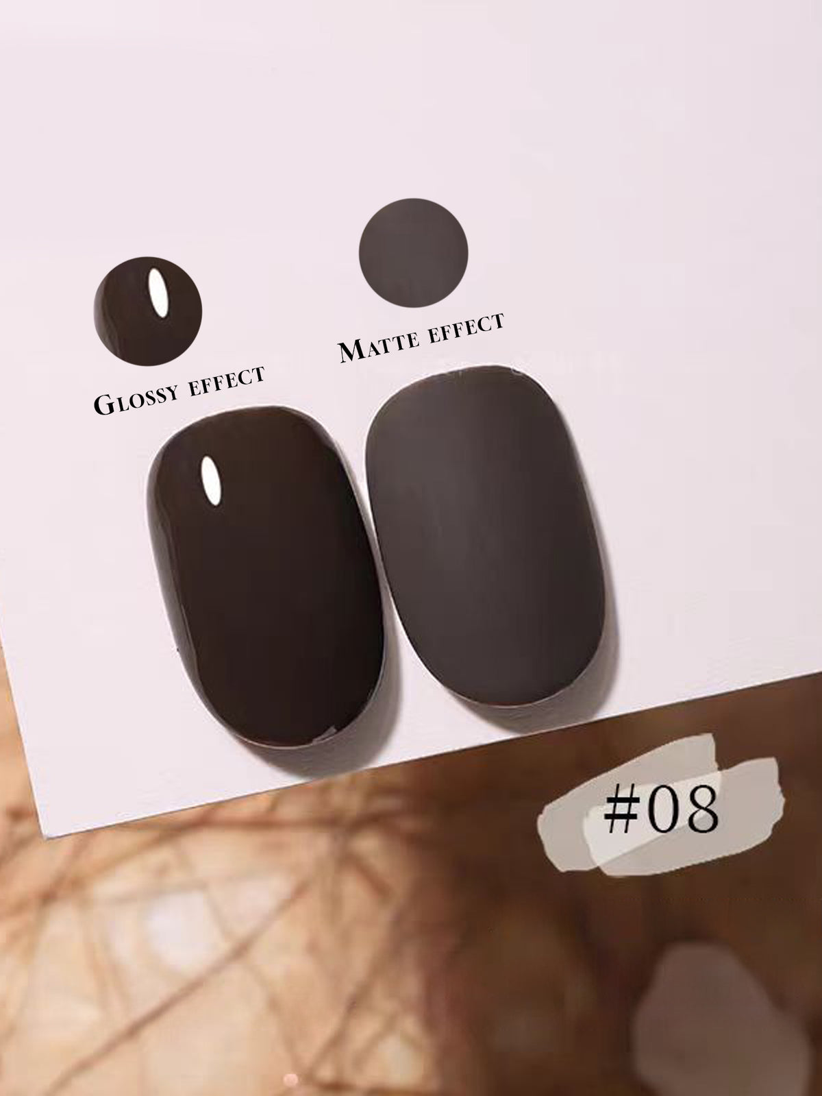 YICKYUE  -  1-8PCS 12ML Mocha Milk Tea Gel Nail Polish 2025 Autumn and Winter Best Seller Romantic Whitening Retro Brown Nail Art Supplies