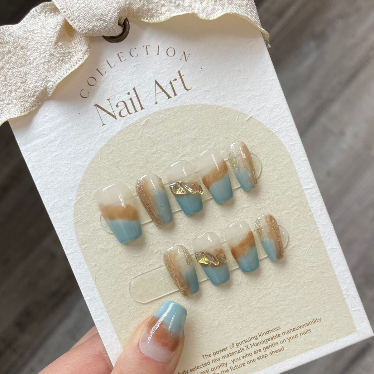 Lakeside Handmade Press On Nails