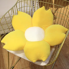1pc 2 Sizes Ins Flower Pillow Plant Seat Cushion Stuffed Plush Sofa Indoor Floor Home Chair Decor Winter Children Girls Gift