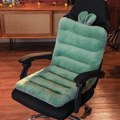 Double-sided Usable Winter Stuffed Fuzzy Plush Sofa Seat Cushion Animal Indoor Floor Chair Pillow for Winter Warm