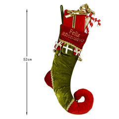 Yickyue Christmas Socks Fireplace Hanging Decoration Holiday & Party Supplies Original Design Custom Christmas Stocking