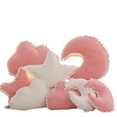 Cloud Plush Pillow Pink White Stuffed Soft Star Throw Pillow Moon Stuffed Cushion Baby Kids Pillow Sofa Home Decor Girls Pillow