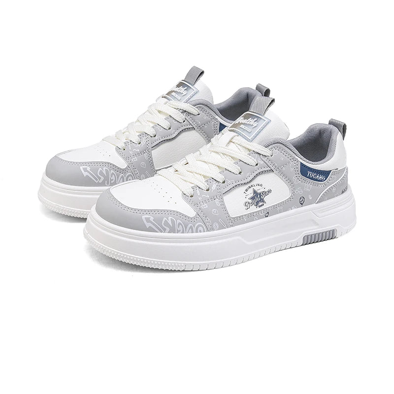 YICKYUE  -  new fashion trend men's skateboard shoes sports shoes leisure summer tennis outdoor running platform walking shoes