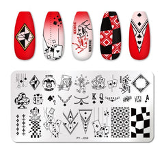 PICT YOU Christmas Festival Ginkgo Leaves Snowflake Pattern Nail Stamping Plates Nail Art Design Plate Stencil Stainless Steel