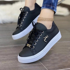 YICKYUE  -  Women's Outdoor Casual Jogging Sneakers Fashion Girls Breathable Flat Woman Soft Sole Walking Vulcanized Shoes Zapatos De Mujer