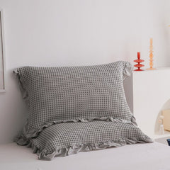 Waffle 100% Summer Quilt for Sleeping Lace Blankets Student Kids Bedspread Home Bed Linen