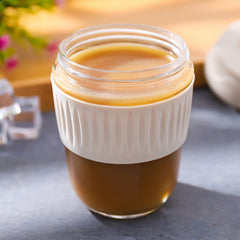 YICKYUE  -  320ml Water Bottle Heat-resistant Glass Water Cup Transparent Coffee Cup Carry Juice Cup Portable Cup for Outdoor Travel Bottles