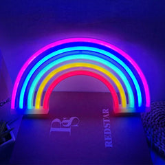 W&G Christmas Decoration Ins LED Neon Lights Christmas Tree Elk Bells Modeling Night Lights Home Decoration Atmosphere Lights