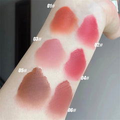 YICKYUE  -  New Luxury Matte Liquid Lipstick Waterproof Long Lasting Velvet Sexy Red Lip Gloss Lint Tube Makeup Cosmetic Lipsticks Lipgloss