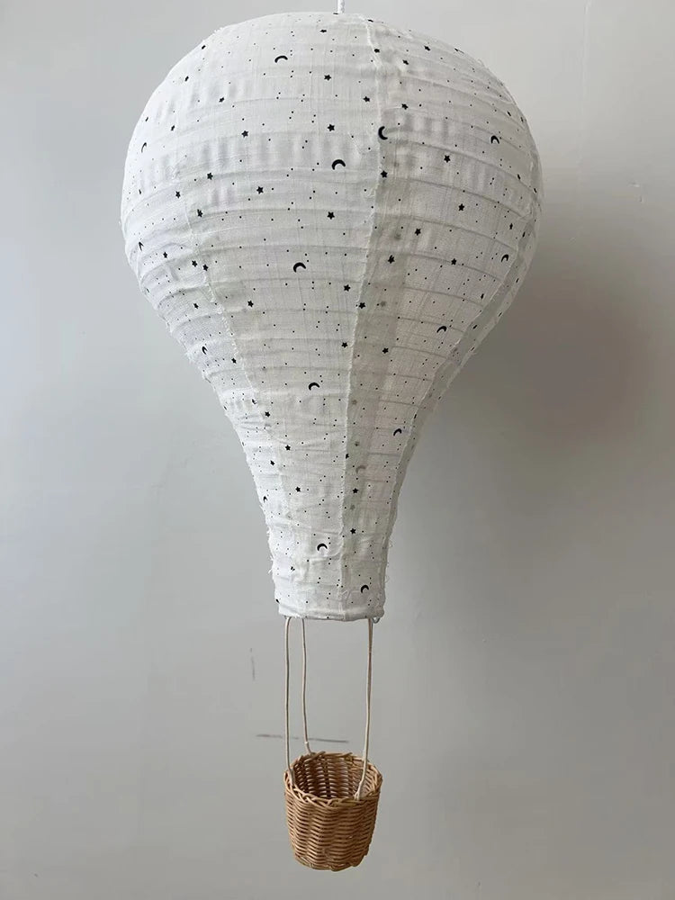 Handmade Kids Room Hanging Hot Air Balloon Nordic Style Children Bedroom Decoration Craft Wall Decor Photography Accessories