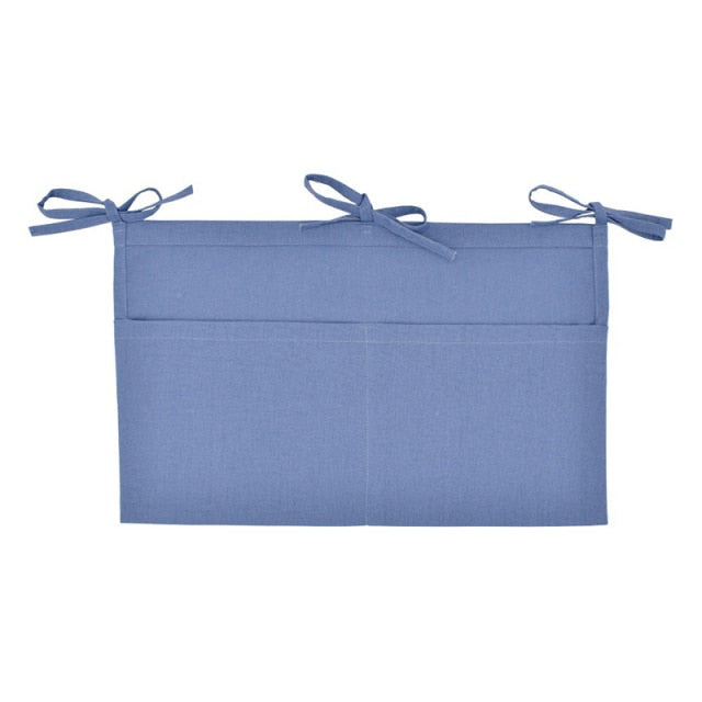 Bedside Storage Bag Baby Crib Organizer Hanging Bag for Dormitory Bed Bunk Hospital Bed Rails Book Toy Diaper Pockets Bed Holder