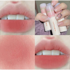 Yickyue 1/3pcs Matte Pink Lipstick Waterproof Long-lasting Lip Tint Velvet Non-stick Cup Lip Mud Female Makeup Products Korea Cosmetic