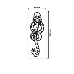 1Pc Death Eaters Dark Mark Make Up Tattoos Stickers Cosplay Accessories And Dancing Party Dance Arm Art