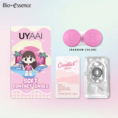 YICKYUE  1Pair Colored Contact Lenses for Eyes Gray Pupils Lens Fashion Blue Eye Contacts Green Lenses Brown Lenses Yearly