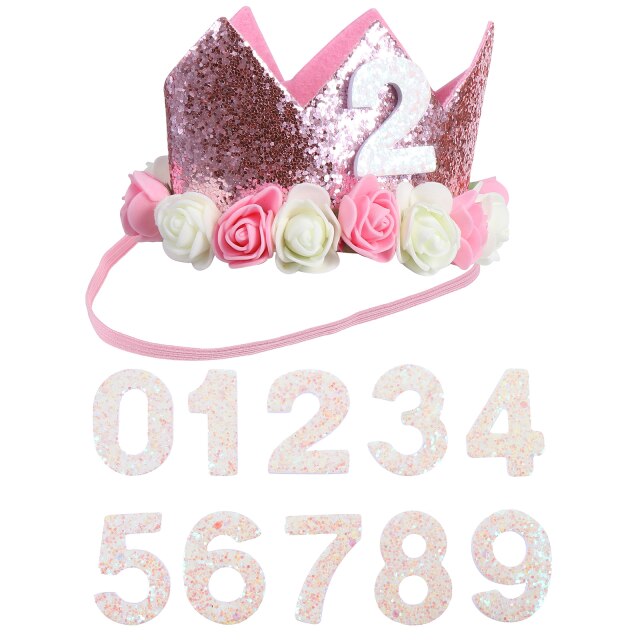 1 Set Creative Birthday Hats Birthday Party Crown Hats Photo Props for Children