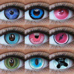 YICKYUE Halloween Pastel Colored Contact Lenses – 1-Year Wear