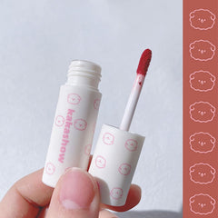 Yickyue 1pc Kakashow Lipgloss Matte Lipstick Lip Makeup Tint Not Easy To Fade Lip Gloss Nude Red Long Lasting Lipstick Cosmetic 5 Color