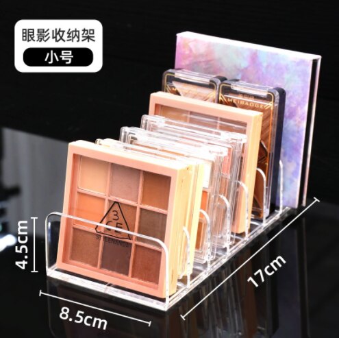 Eyeshadow Palette Organizer Eyepowder Storage Tray Cosmetics Rack Makeup Tools Compartment Holder For Women makeup organizer