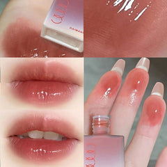 Yickyue New Small Ice Cube Water Light Lip Glaze Student Nude Makeup Moisturizing Not Easy To Dip Cup Cheap Natural Lip Makeup