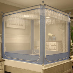 New Mosquito Net Household Encrypted Mongolian Bag Installation-Free Baby Drop-Resistant Children's Fence Bedroom Drop-Resistant