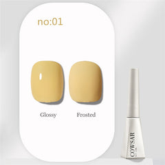 Candy Color Series Nail Gel Polish 12ml Yellow Pink Purple Blue Green Semi-permanent UV Gel Soak Off UV Lamp Cure Nail Varnish