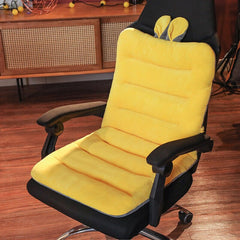 Double-sided Usable Winter Stuffed Fuzzy Plush Sofa Seat Cushion Animal Indoor Floor Chair Pillow for Winter Warm