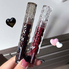 Yickyue Lip Gloss Crystal Jelly Sexy Lip Glaze Water Mirror Clear LipStick Lasting No Fade Moisturizing Lip Tint Women Beauty