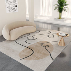 Nordic Simple Living Room Carpet Modern Home Decoration Bedroom Bedside Rug Dining Table Sofa Carpets Home Balcony Floor Mats