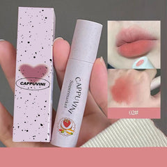 YICKYUE  -  1pc Creamy Lip Gloss Cute Matte Lipstick Long Lasting Nonstick Cup Lipstick Natural Lip Makeup Nude Lipstick Cosmetic Maquillaje