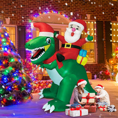 Yickyue Christmas Santa Claus Decoration for Home Outdoor Xmas Gingerbread Man Decor Yard Garden DIY Party Prop with LED Light