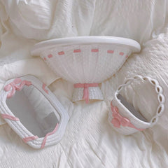 YICKYUE  -  House decoration set, cute mirror, storage rack