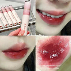 YICKYUE -  6 Colors Mirror Lip Gloss Moisturizing Lip Glaze Waterproof Long-lasting Sexy Red Lip Tint Lipstick Makeup Lip Gloss Cosmetics