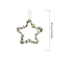 Yickyue Gerring Christmas Decoration Star Wall Hanging Living Room Pendant Creative Fashion Halloween Outdoor Cute Room Decor Home Gifts