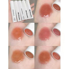Yickyue 6 Colors Liquid Lip Gloss Waterproof Charm Non-stick 24 Hours Long Lasting Velvet Matte Lipstick Lip Gloss Cosmetic Makeup