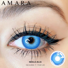 YICKYUE  Blue Color Contact Lenses for Eyes Cosplay Yearly Makeup Halloween Beauty Color Contact Lenses Cosplay Anime Accessories