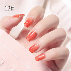 Nail Polish Free Baking Water-Based Peel Off Quick-Drying Long-Lasting Matte Pure Color Nail Polish Without Lamp Gel Varnishes
