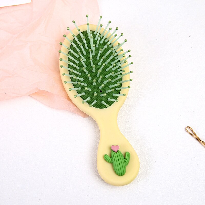 W&G Kawaii Comb Korean Mini Cartoon Air Bag Comb Ins Cute Girl Heart Air Cushion Comb Hairdressing Comb Home Decoration Prop