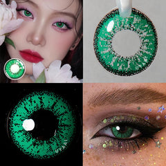 YICKYUE  1Pair Halloween Lenses Colored Contact Lenses for Eyes Anime Lenses Cosplay Lenses Blue Lenses Purple Lenses Big Eye Lense