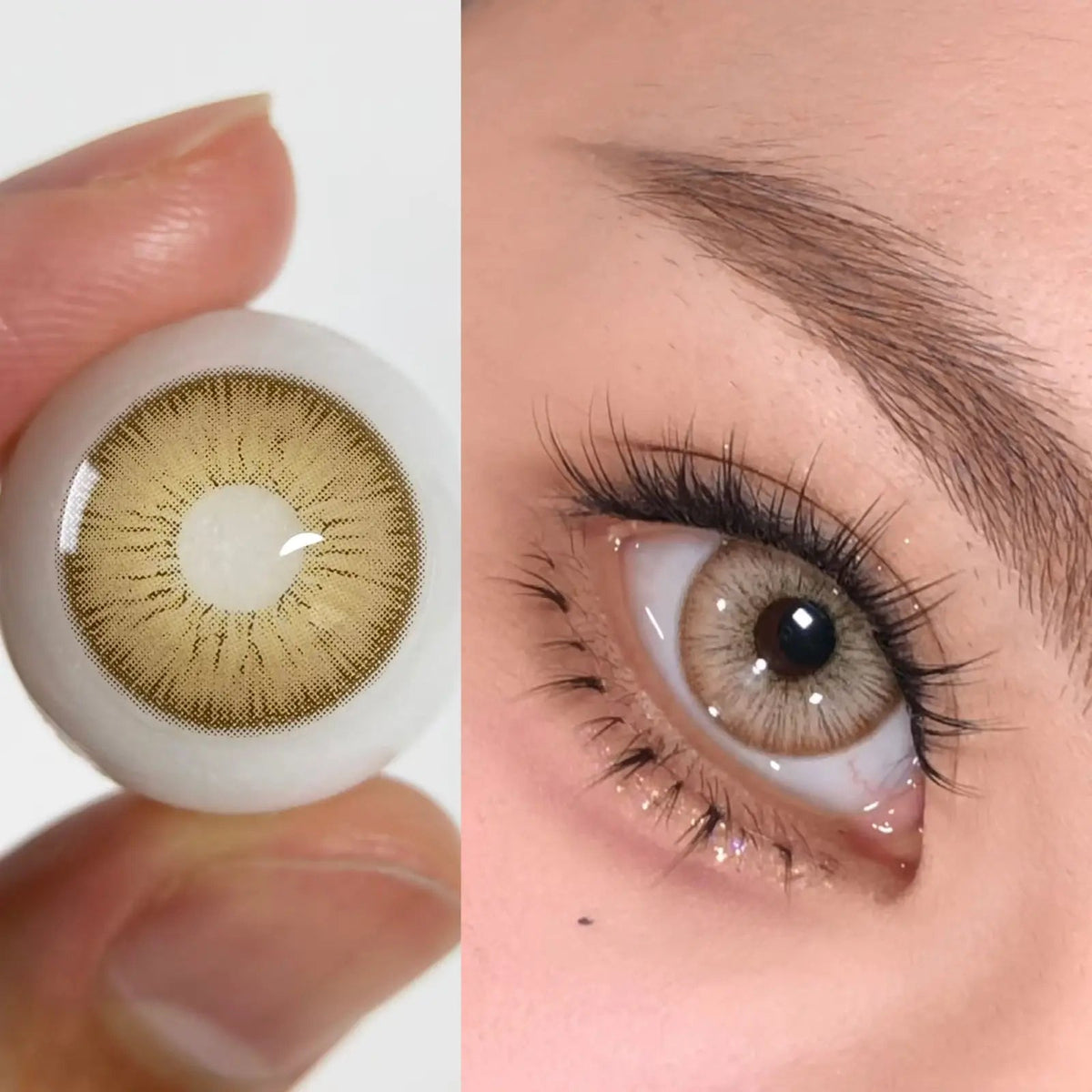 YICKYUE    Graded 1pair Color Contact Lenses Mixblood Softlens 12months