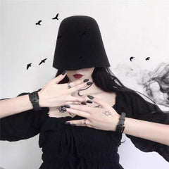 24Pcs ABS Matte Red Black White False nails with Nail extension Fingernails fake nail supplies for professionals nail salon