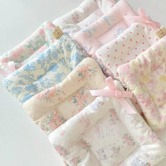YICKYUE  -  Original Homemade Bow Ribbon Coaster Dining Table Kitchen Household Insulation Mat Korean Imported Fabric