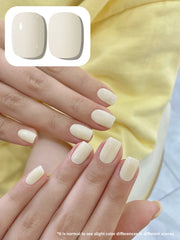 YICKYUE  -  1pc 15ml Pale Yellow Gel Nail Polish Starter Pure Soak Off No Wipe Nail Gel Polish Suitable For All Seasons