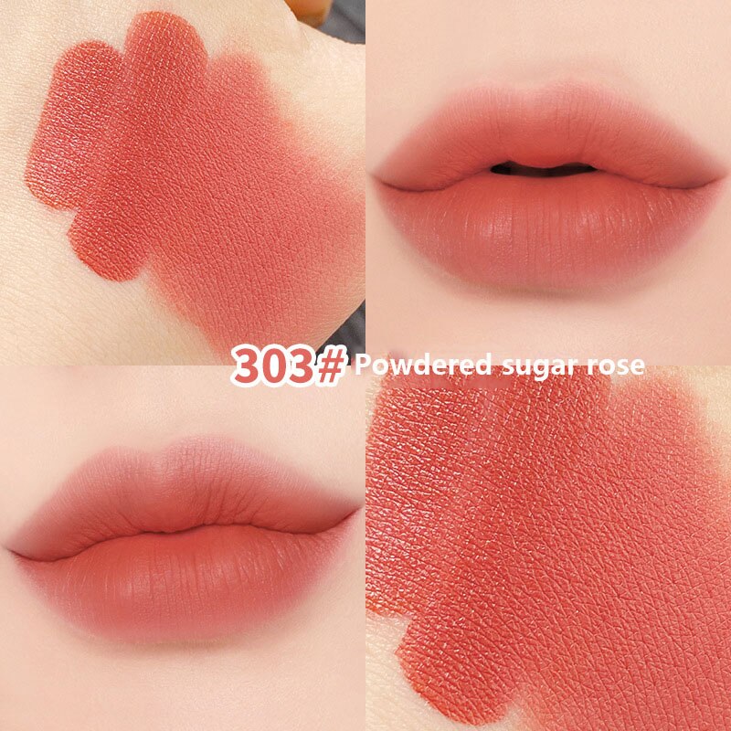 4 Colors Misty Matte Lipstick Waterproof Long Lasting Moisturizing Lipstick Professional Makeup for Women Matt Lipstick Lip Tint